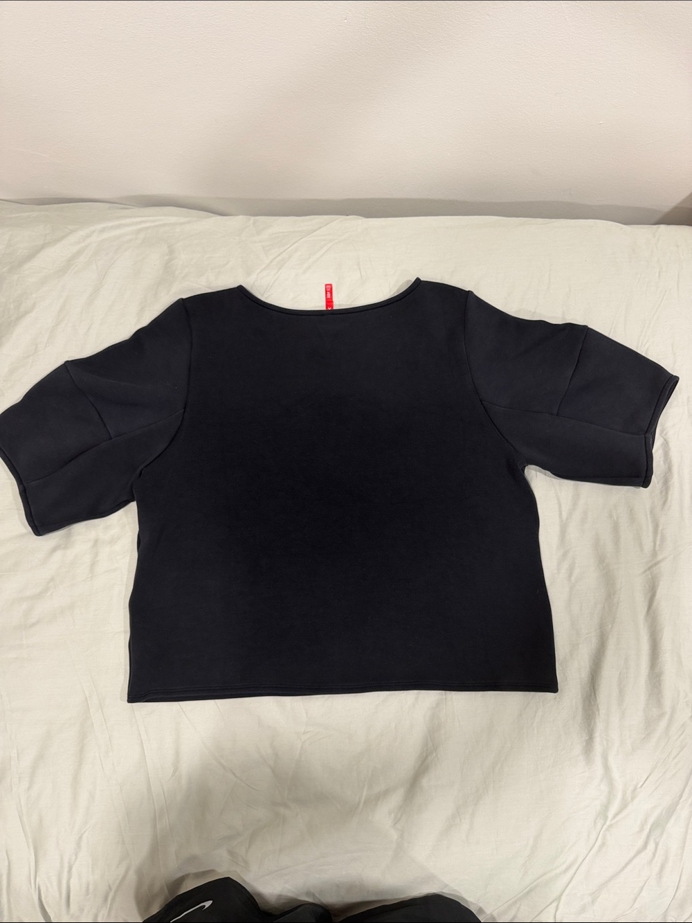 Black Short-Sleeve Top by Spanx EUC - Picture 7 of 10